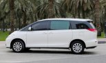 White Toyota Previa 2018 for rent in Ajman 2